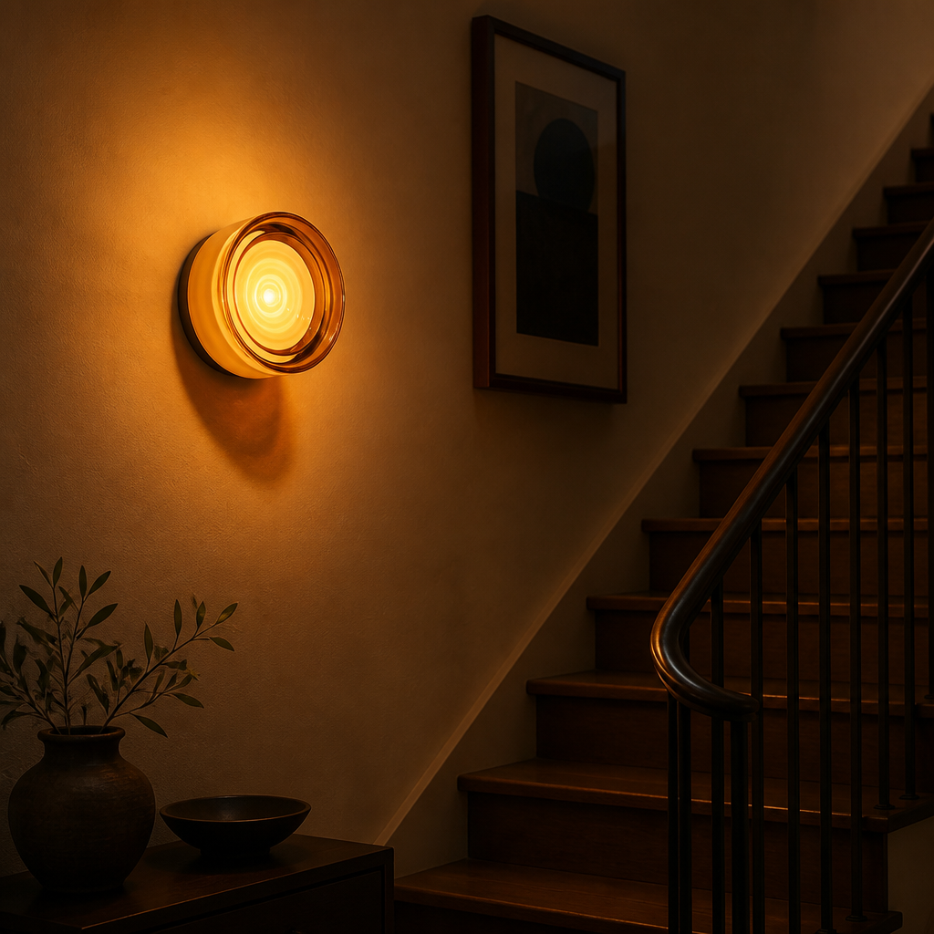 Scandinavian Glass LED Mini Wall Sconce