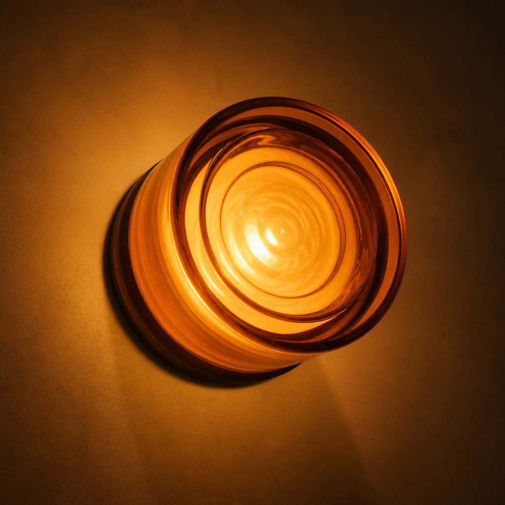 Scandinavian Glass LED Mini Wall Sconce