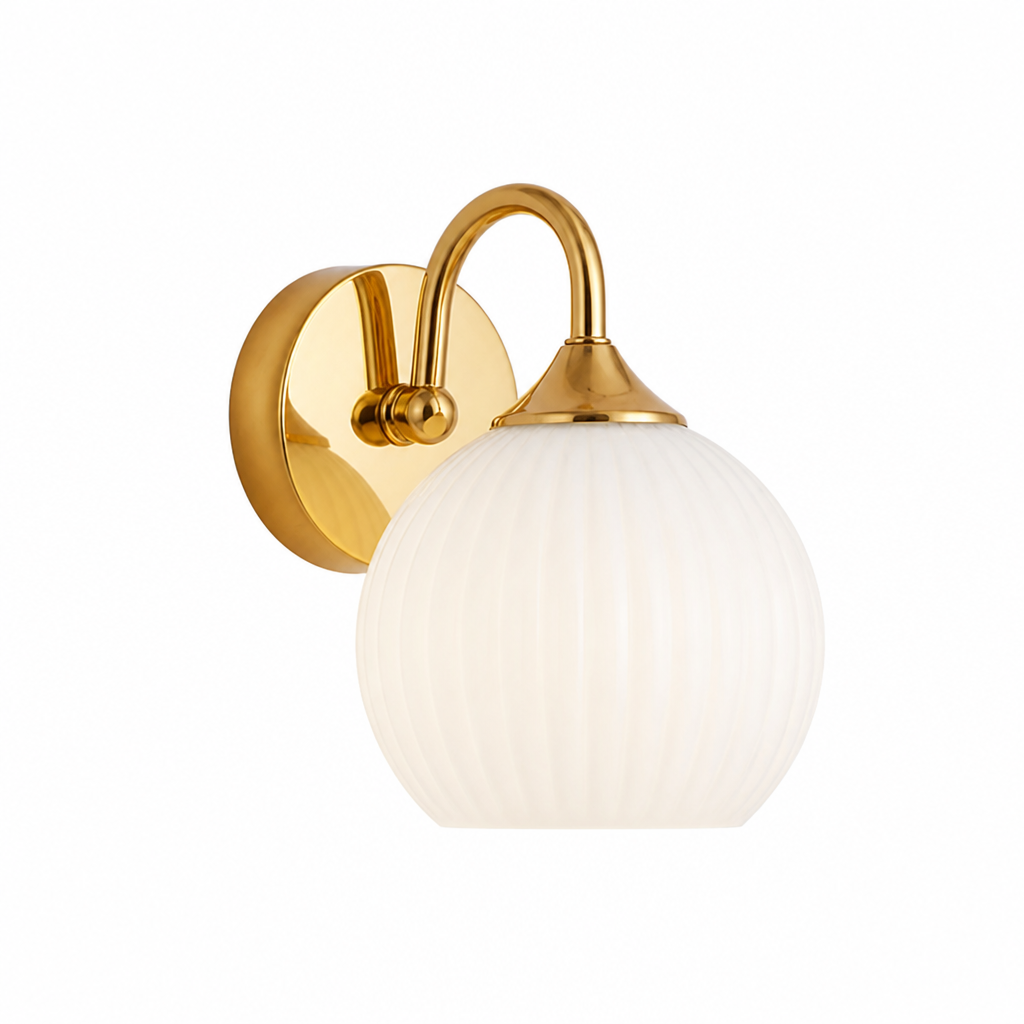 Scandinavian Glass Wall Sconce