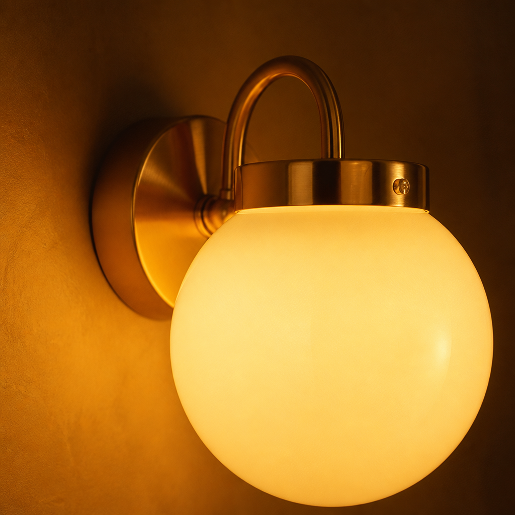 Scandinavian Glass Wall Sconce