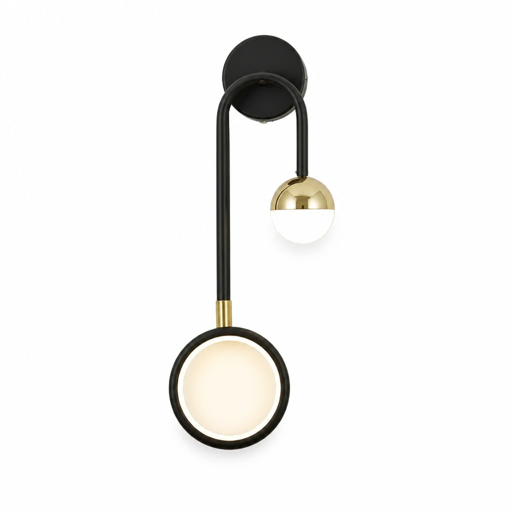 Scandinavian Iron LED Ball Wall Sconce
