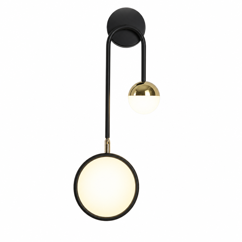 Scandinavian Iron LED Ball Wall Sconce
