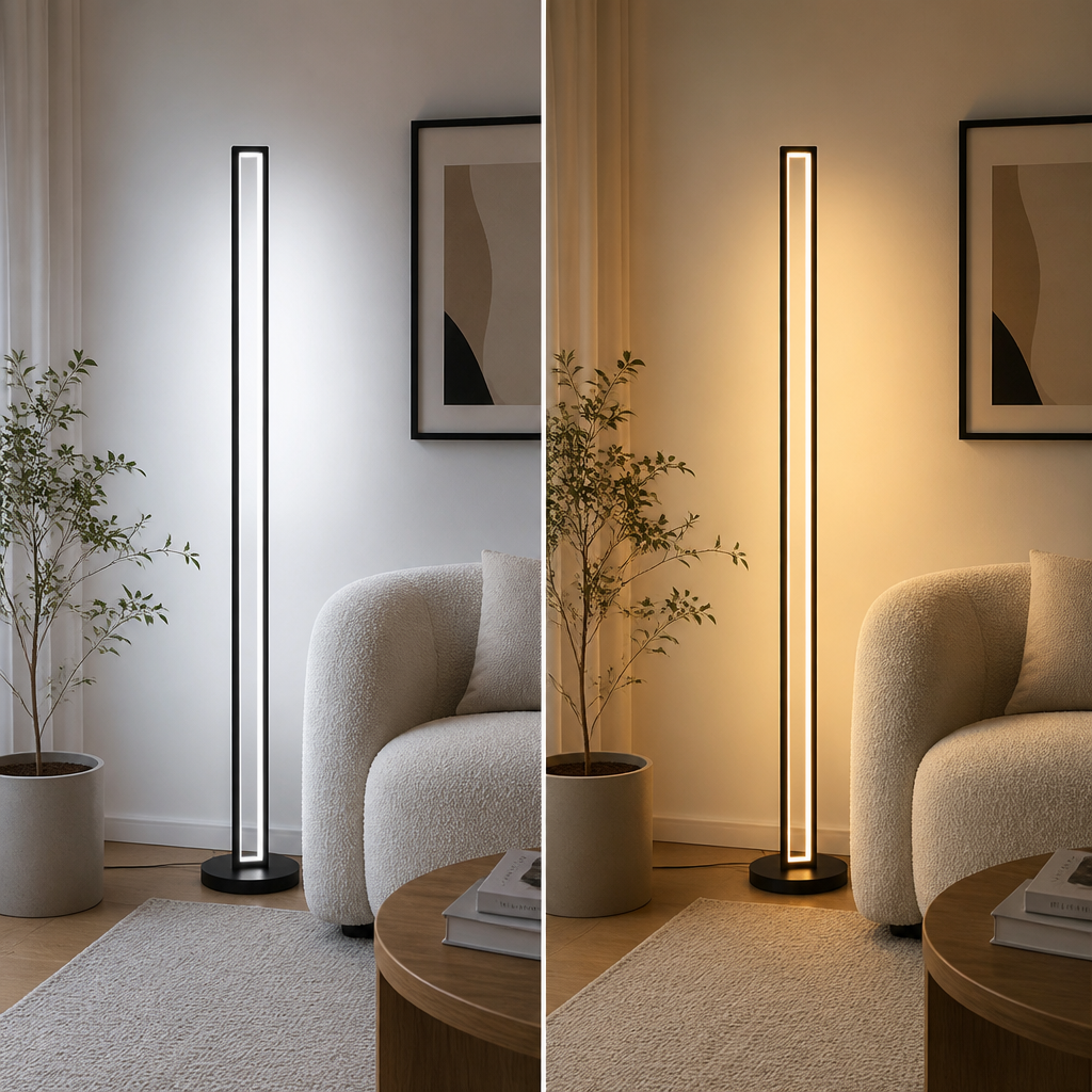 Scandinavian Iron LED Floor Lamp