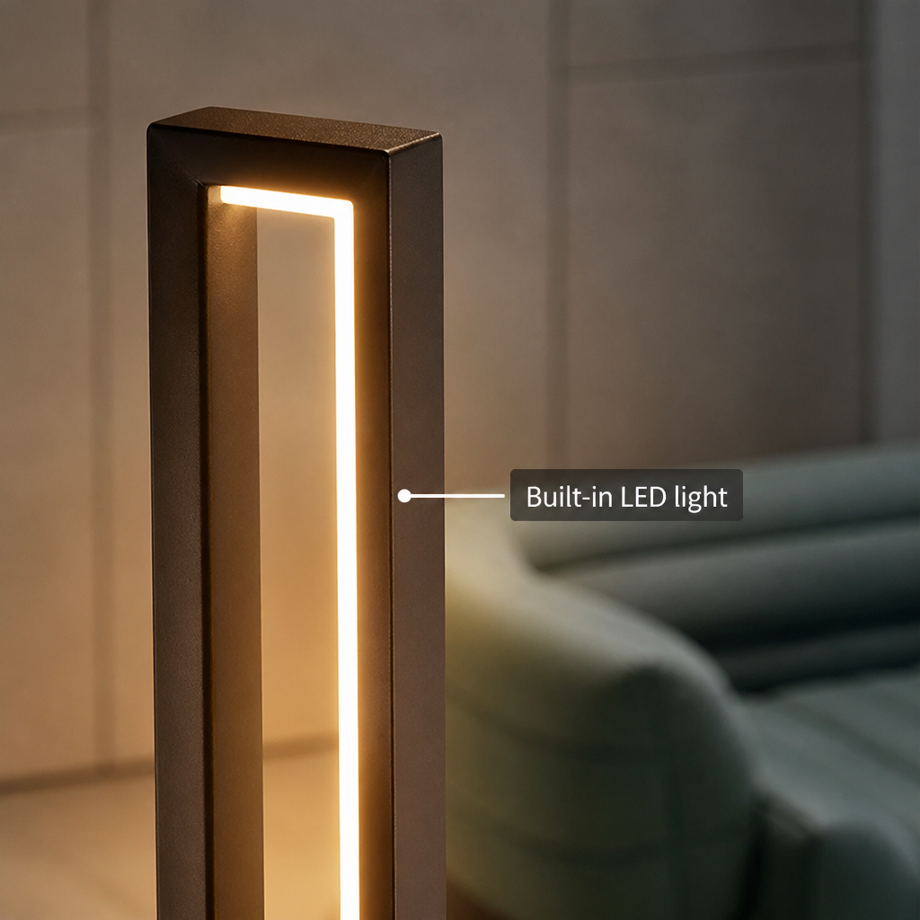 Scandinavian Iron LED Floor Lamp