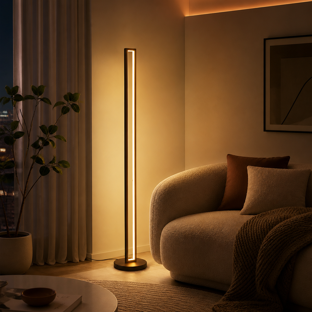 Scandinavian Iron LED Floor Lamp