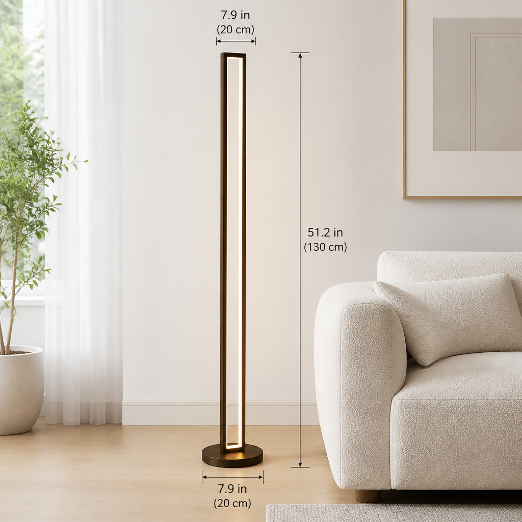 Scandinavian Iron LED Floor Lamp
