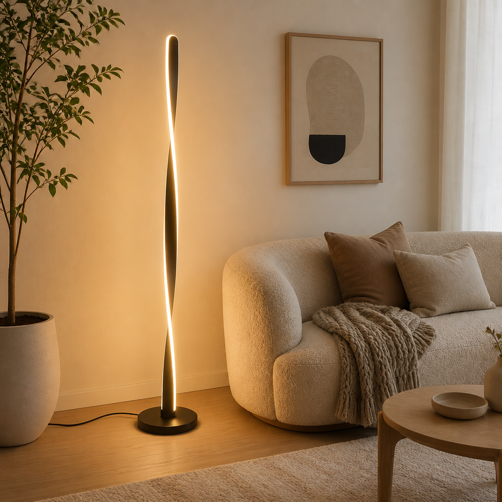 Scandinavian Iron LED Floor Lamp