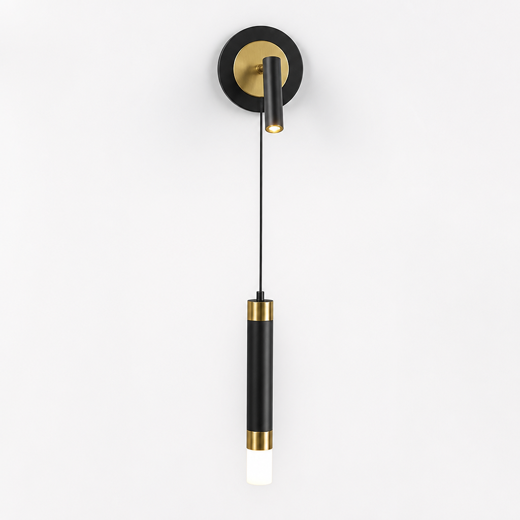 Scandinavian Iron LED Reading Spot Wall Sconce