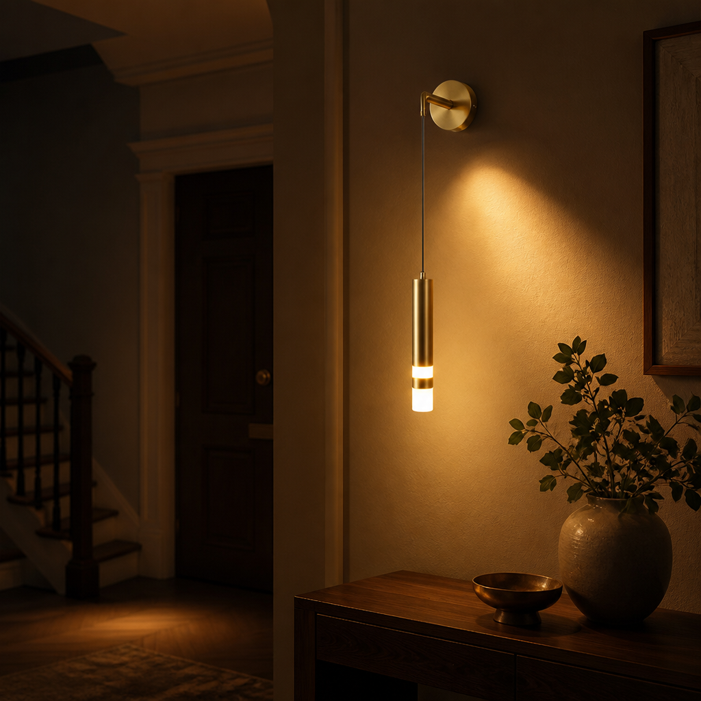 Scandinavian Iron LED Reading Spot Wall Sconce