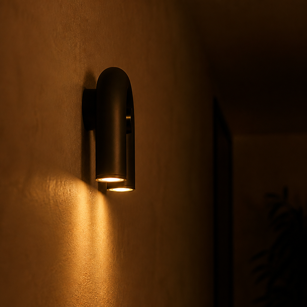 Scandinavian Iron LED U-Shaped Wall Sconce