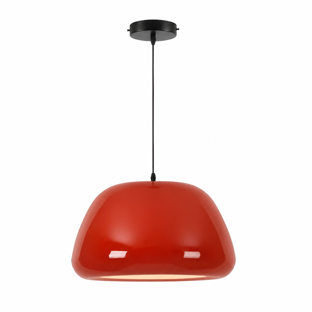 Scandinavian Iron Semi-Circular Pendant Light