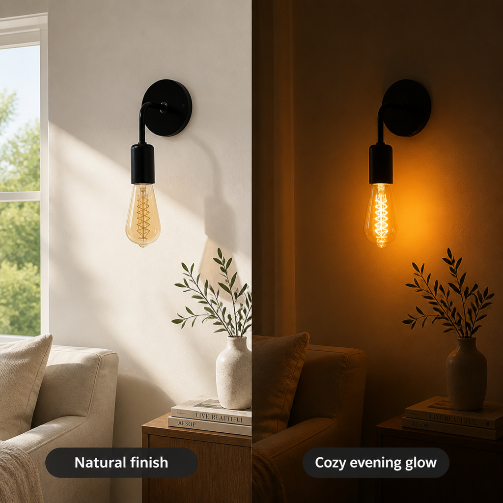 Scandinavian Iron Wall Sconce