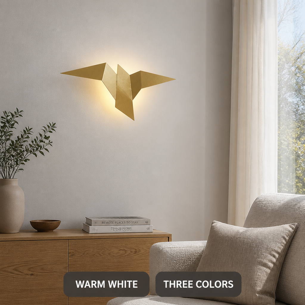Scandinavian LED Bird Wall Sconce