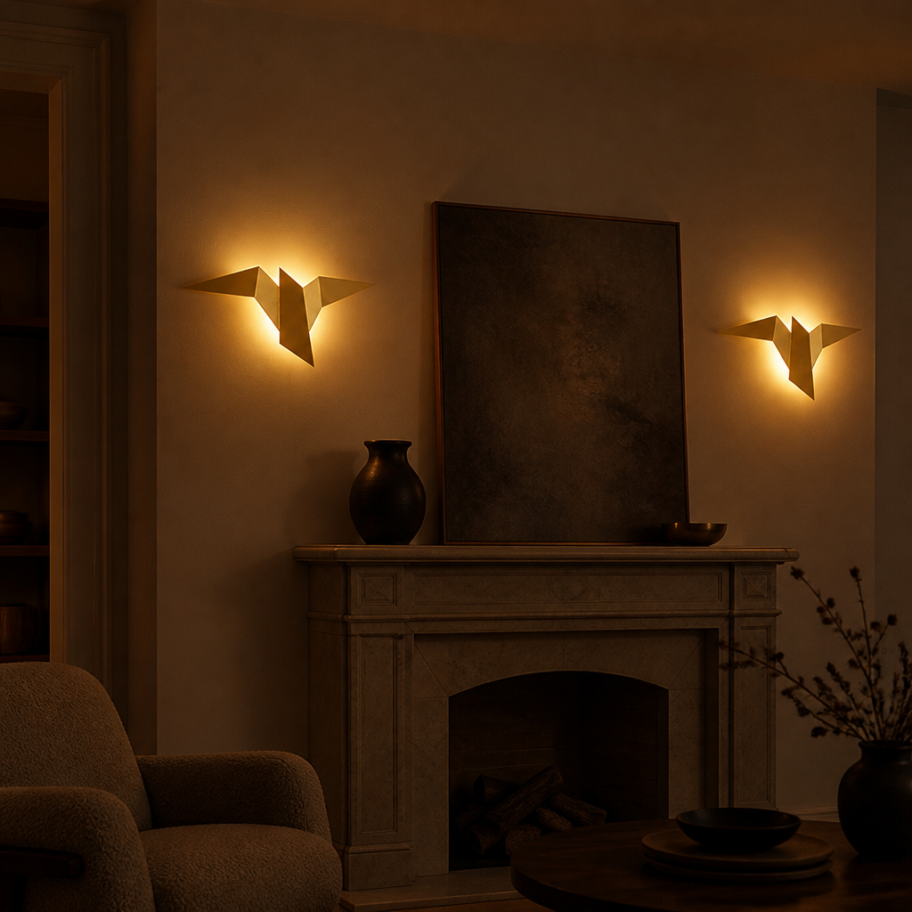 Scandinavian LED Bird Wall Sconce