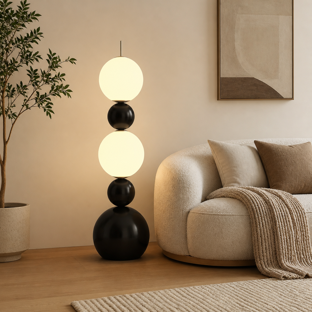 Scandinavian LED Gourd Floor Lamp
