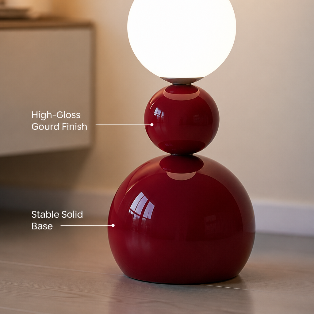 Scandinavian LED Gourd Floor Lamp