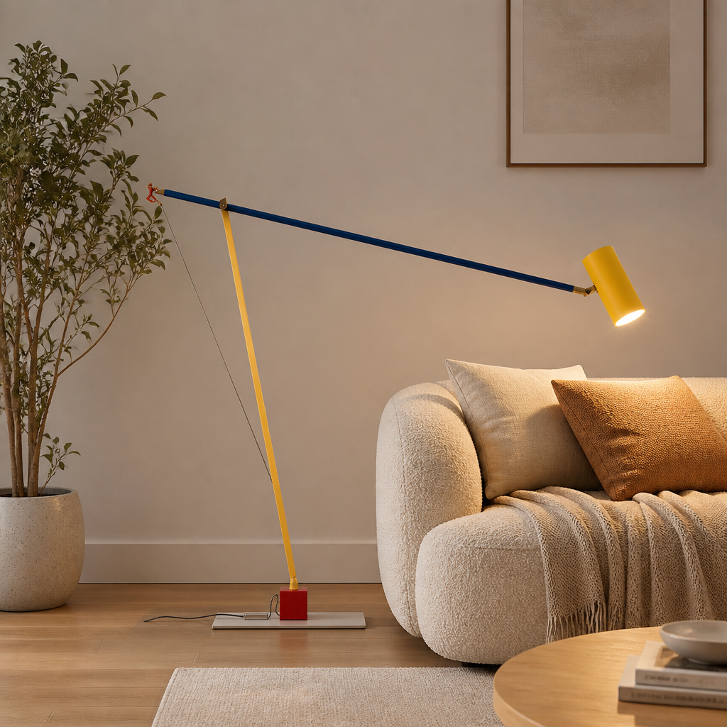 Scandinavian LED Long Arm Floor Lamp