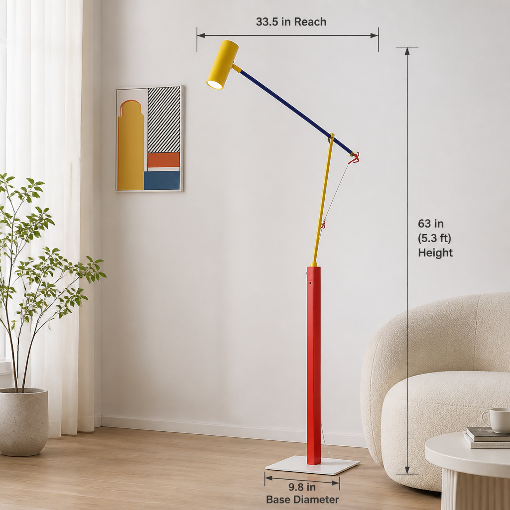 Scandinavian LED Long Arm Floor Lamp