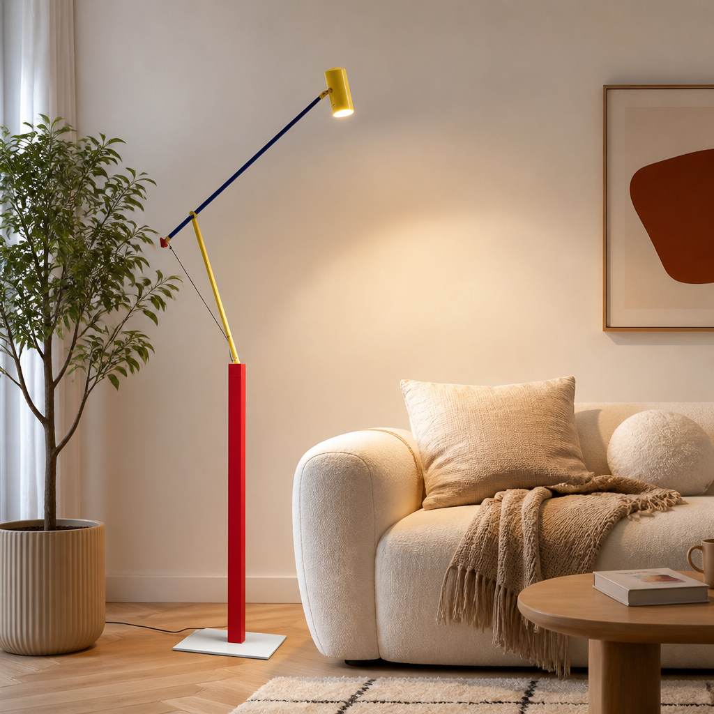 Scandinavian LED Long Arm Floor Lamp