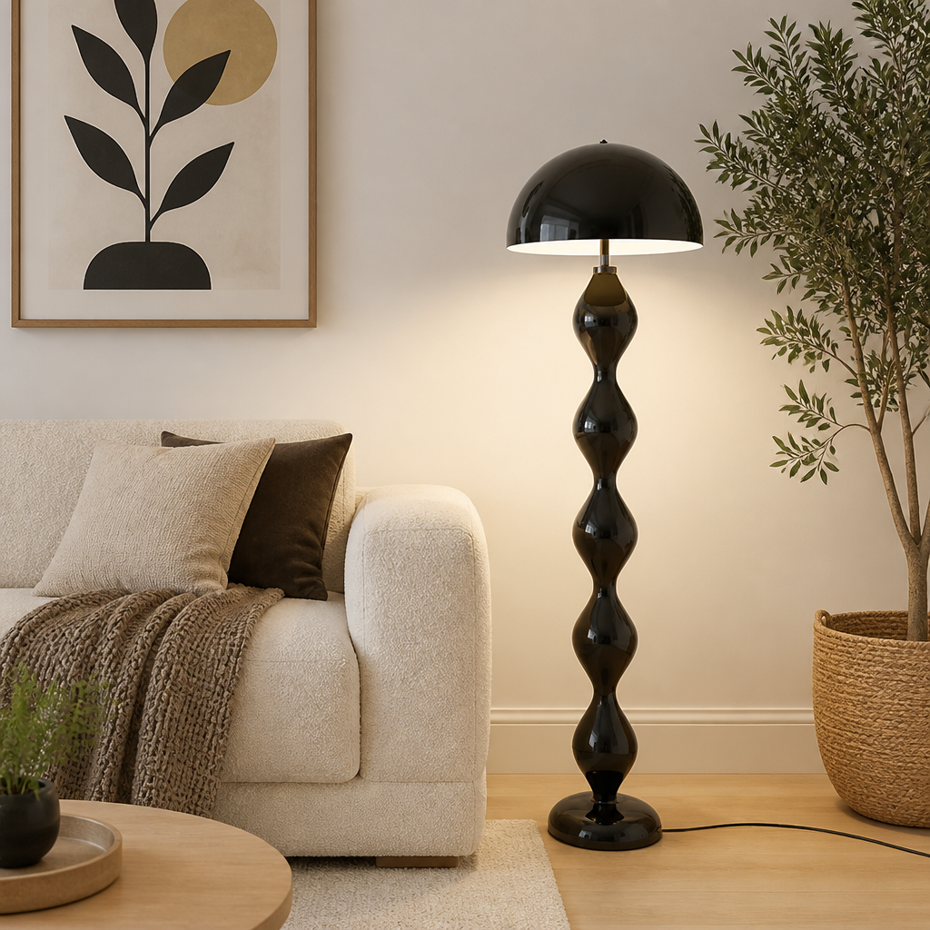 Scandinavian LED Macaron Mushroom Floor Lamp