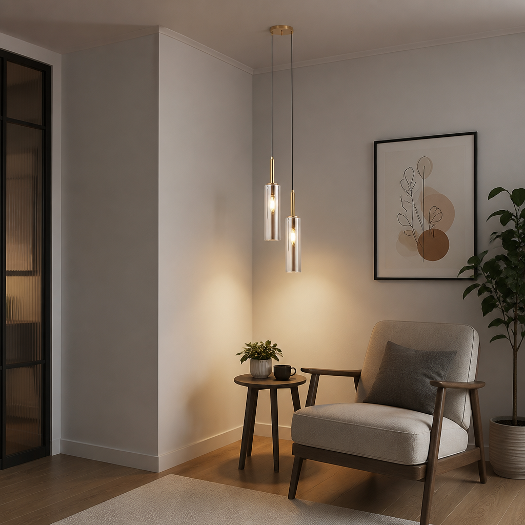 Scandinavian LED Metal Pendant Light