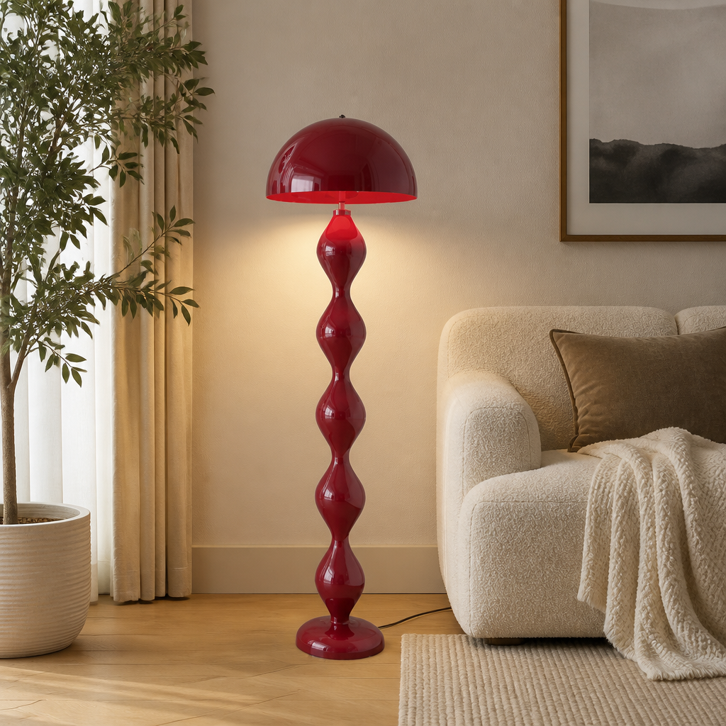Scandinavian LED Mushroom Floor Lamp