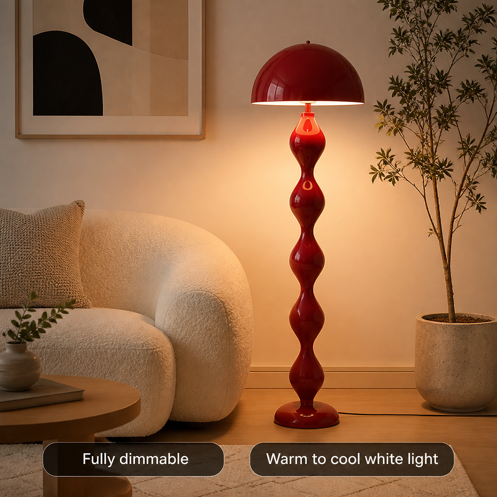 Scandinavian LED Mushroom Floor Lamp