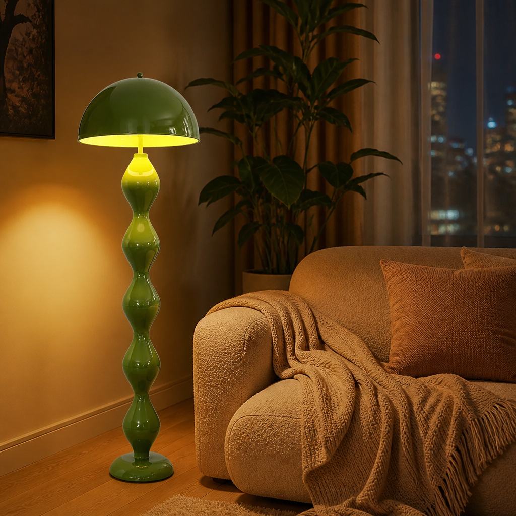 Scandinavian LED Mushroom Floor Lamp