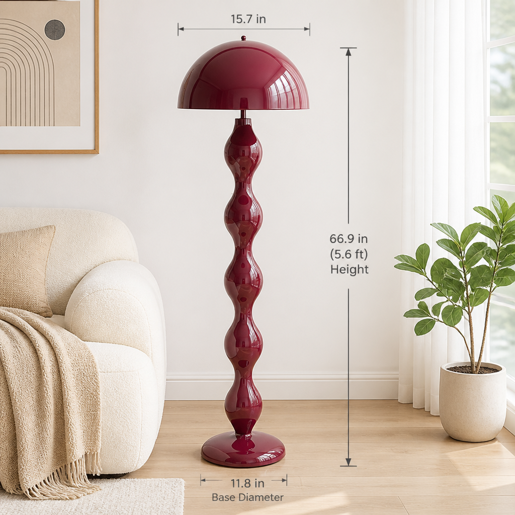 Scandinavian LED Mushroom Floor Lamp