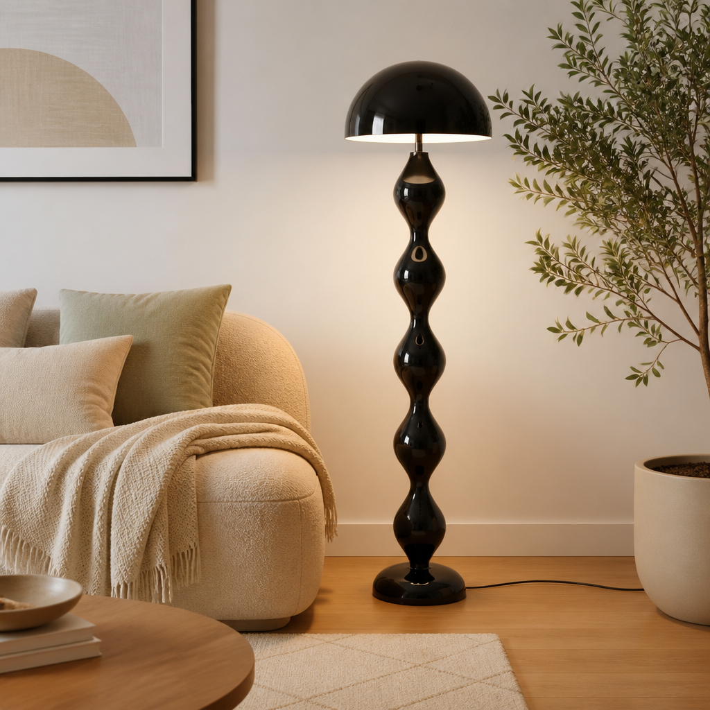 Scandinavian LED Mushroom Floor Lamp