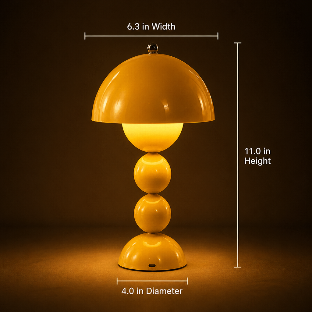 Scandinavian LED Touch Table Lamp