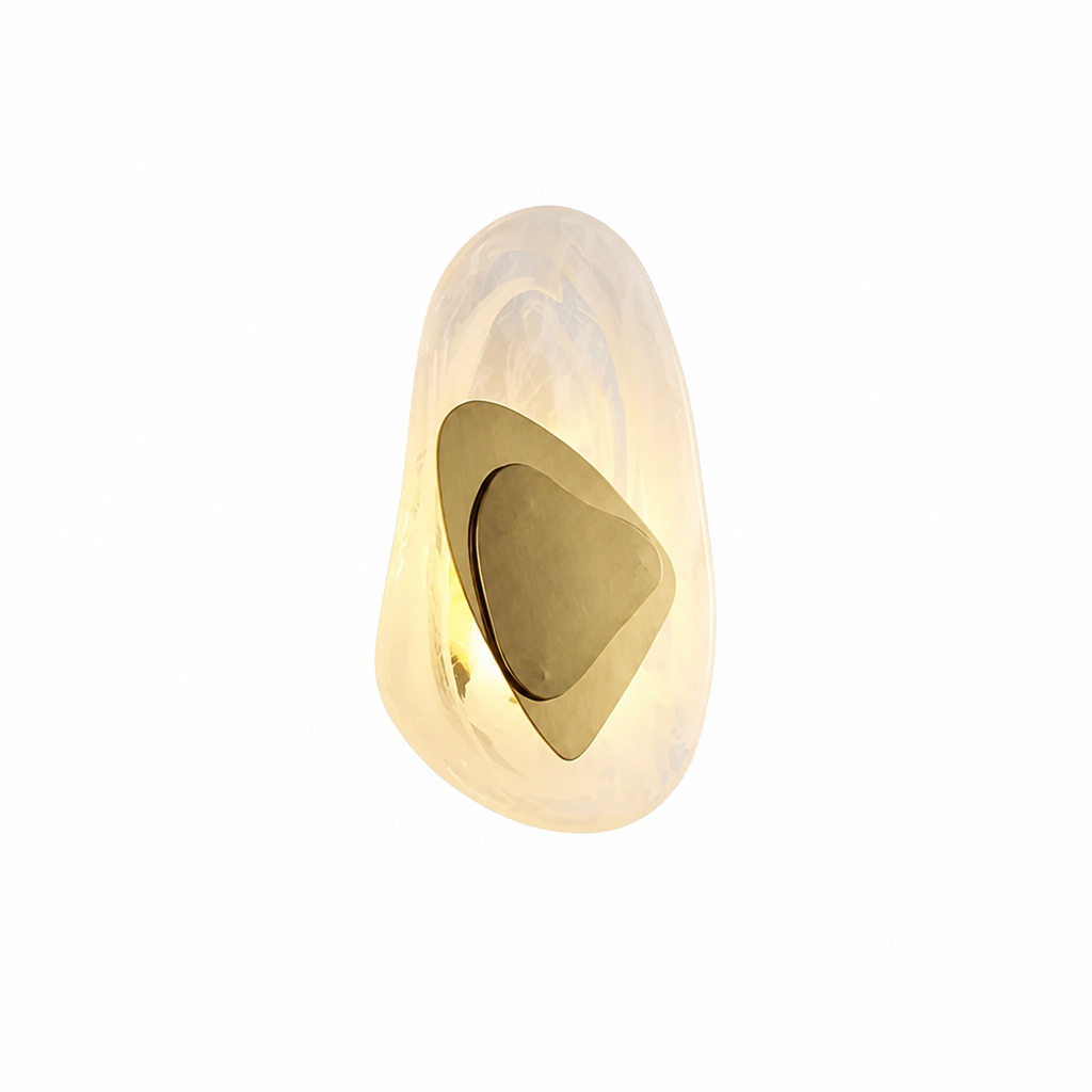 Scandinavian Marble LED 3-Color Changeable Wall Sconce