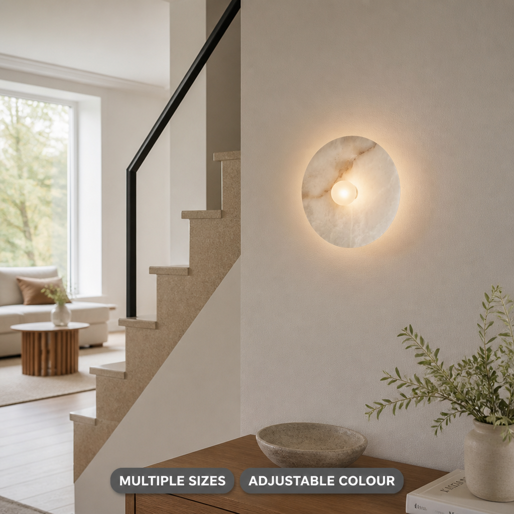 Scandinavian Marble LED Wall Sconce