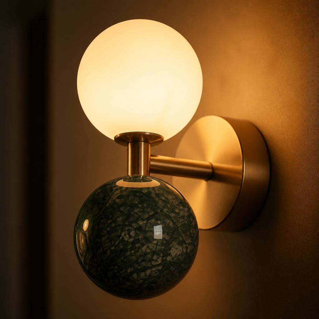 Scandinavian Marble LED Wall Sconce
