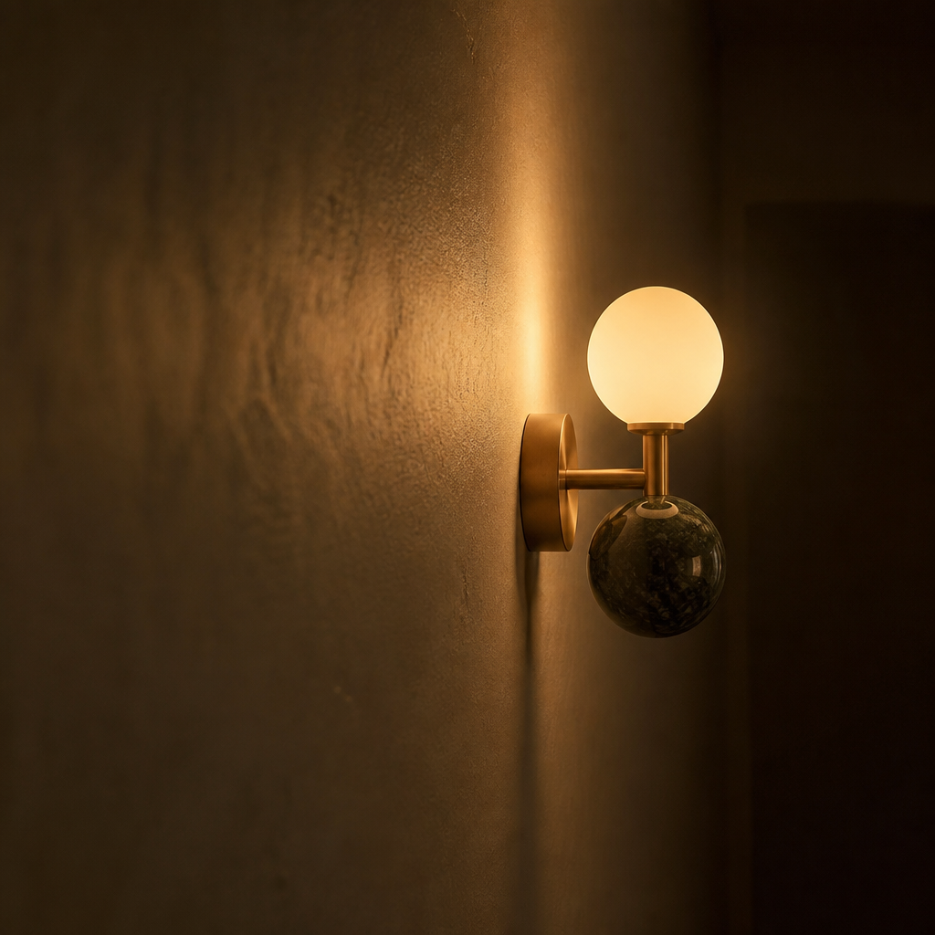 Scandinavian Marble LED Wall Sconce