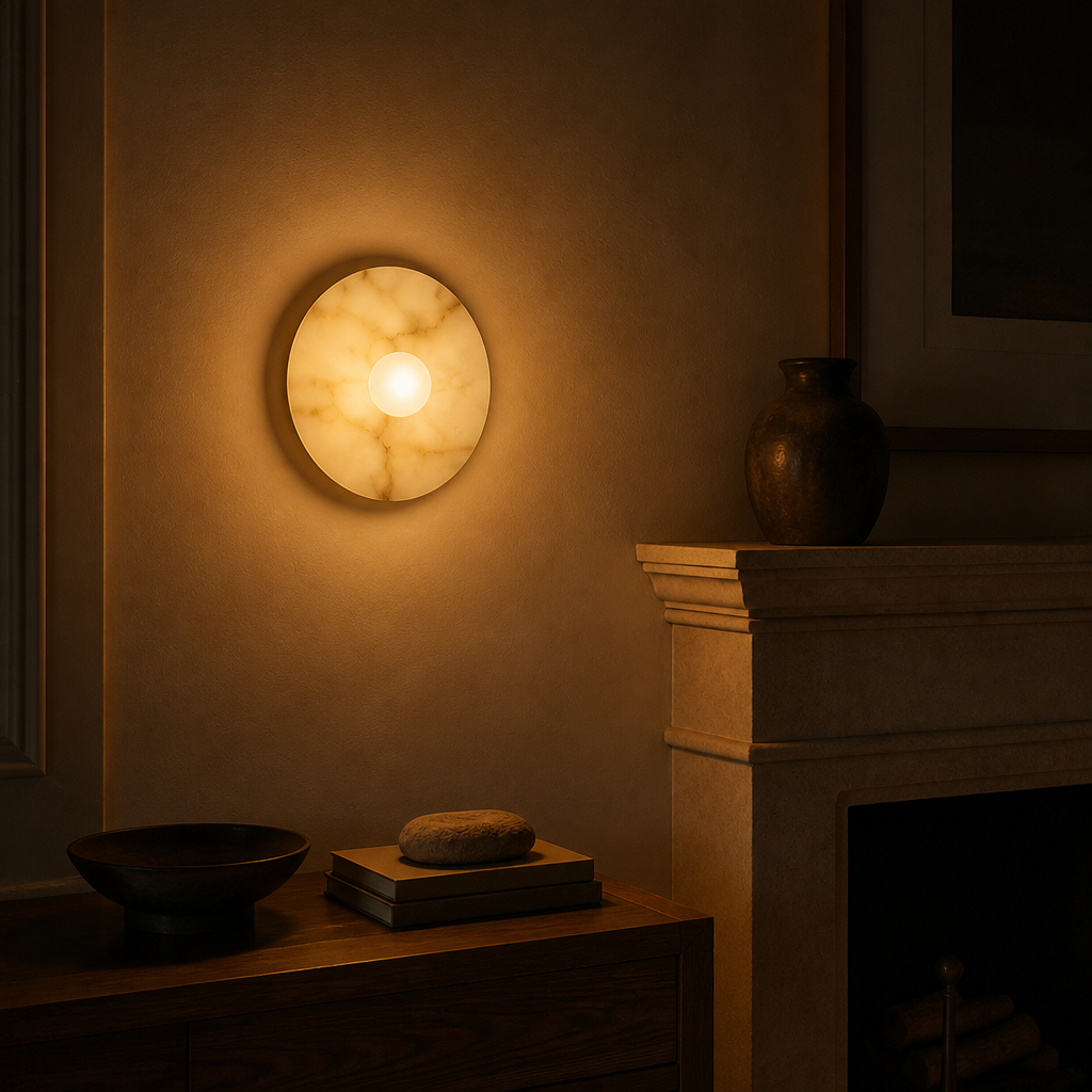 Scandinavian Marble LED Wall Sconce