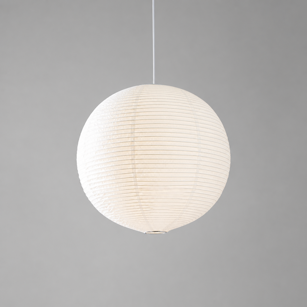 Scandinavian Rice Paper Round Lantern Pendant Light