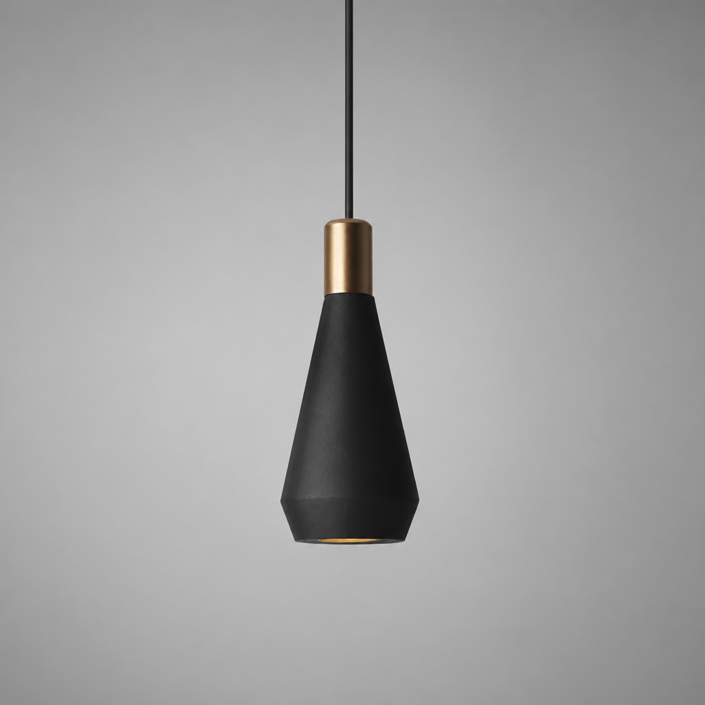 Scandinavian Rose Gold Adjustable Cord Pendant Light