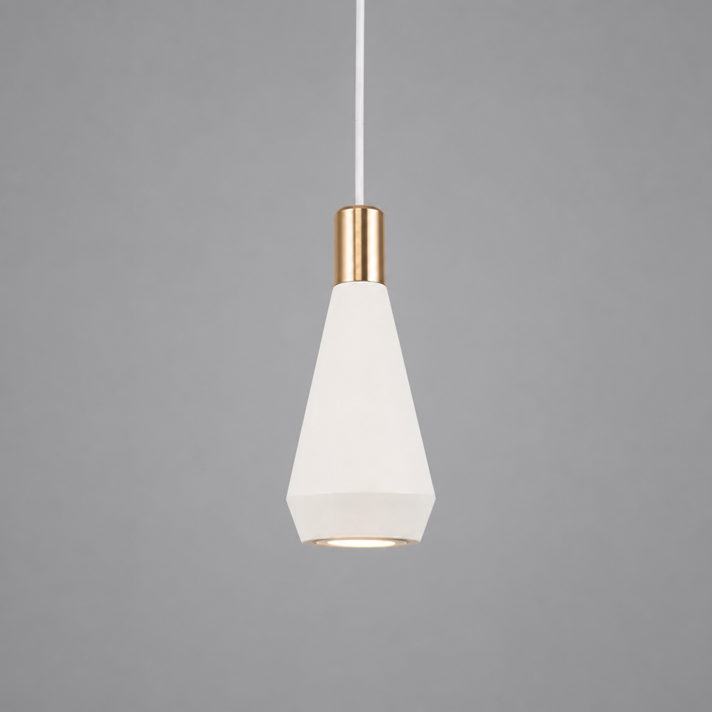 Scandinavian Rose Gold Adjustable Cord Pendant Light