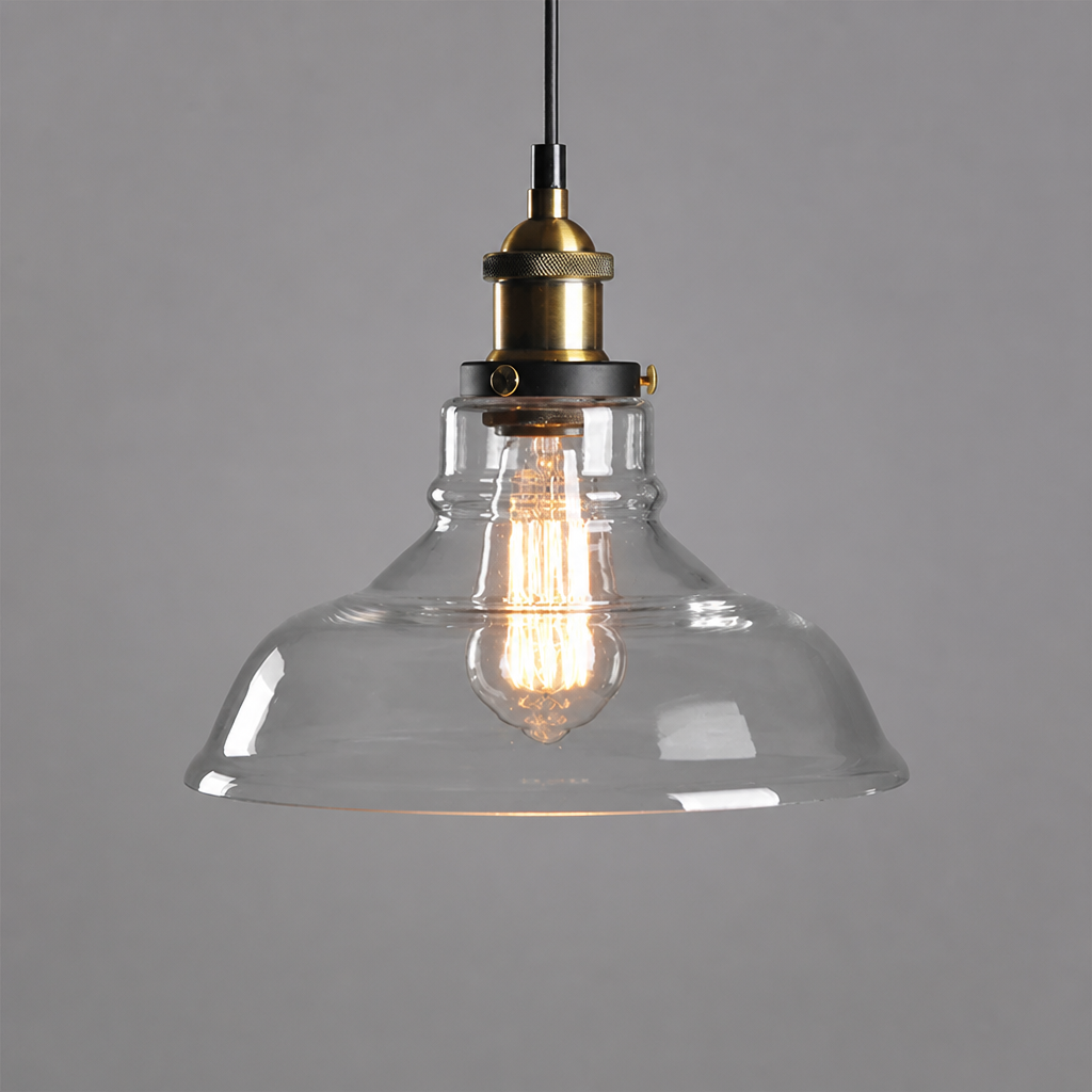 Scandinavian Smoke Grey Pendant Light