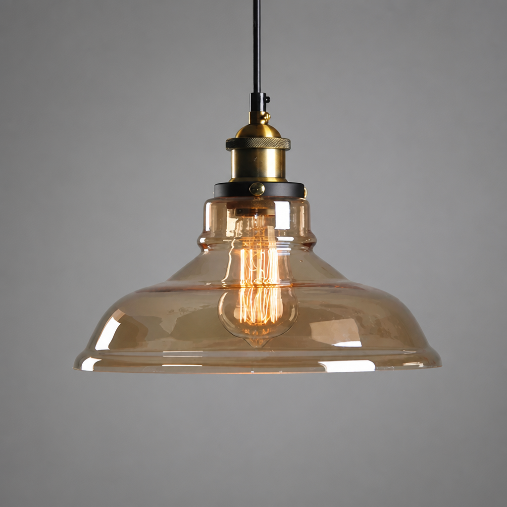Scandinavian Smoke Grey Pendant Light