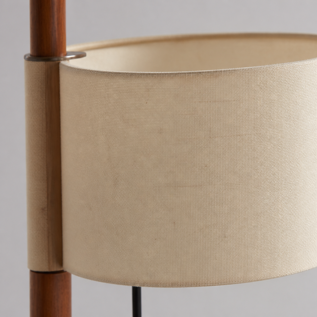 Scandinavian Solid Wood Adjustable Floor Lamp