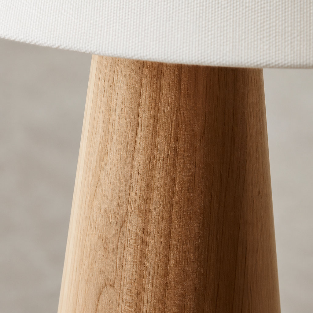 Scandinavian Solid Wood Floor Lamp