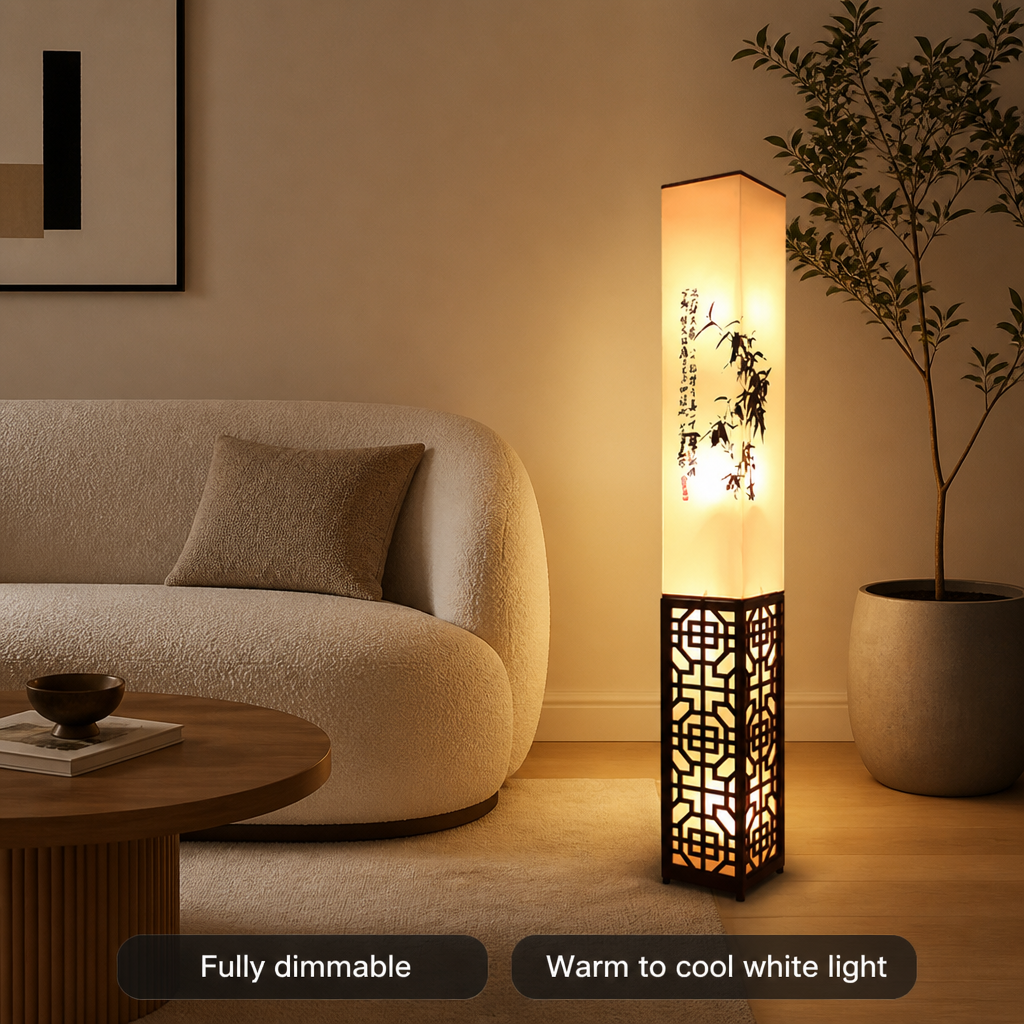 Scandinavian Solid Wood LED Desk Lamp
