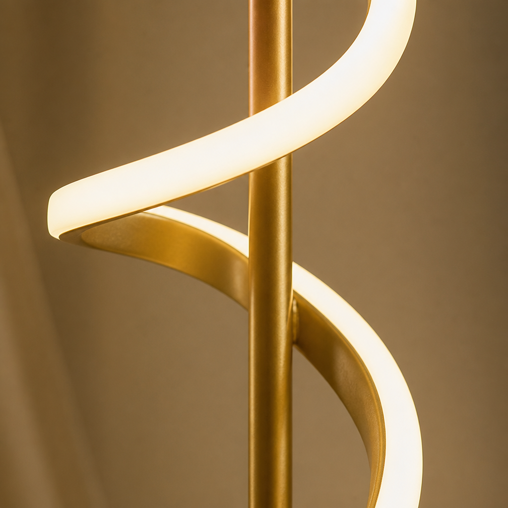 Scandinavian Spiral Floor Lamp