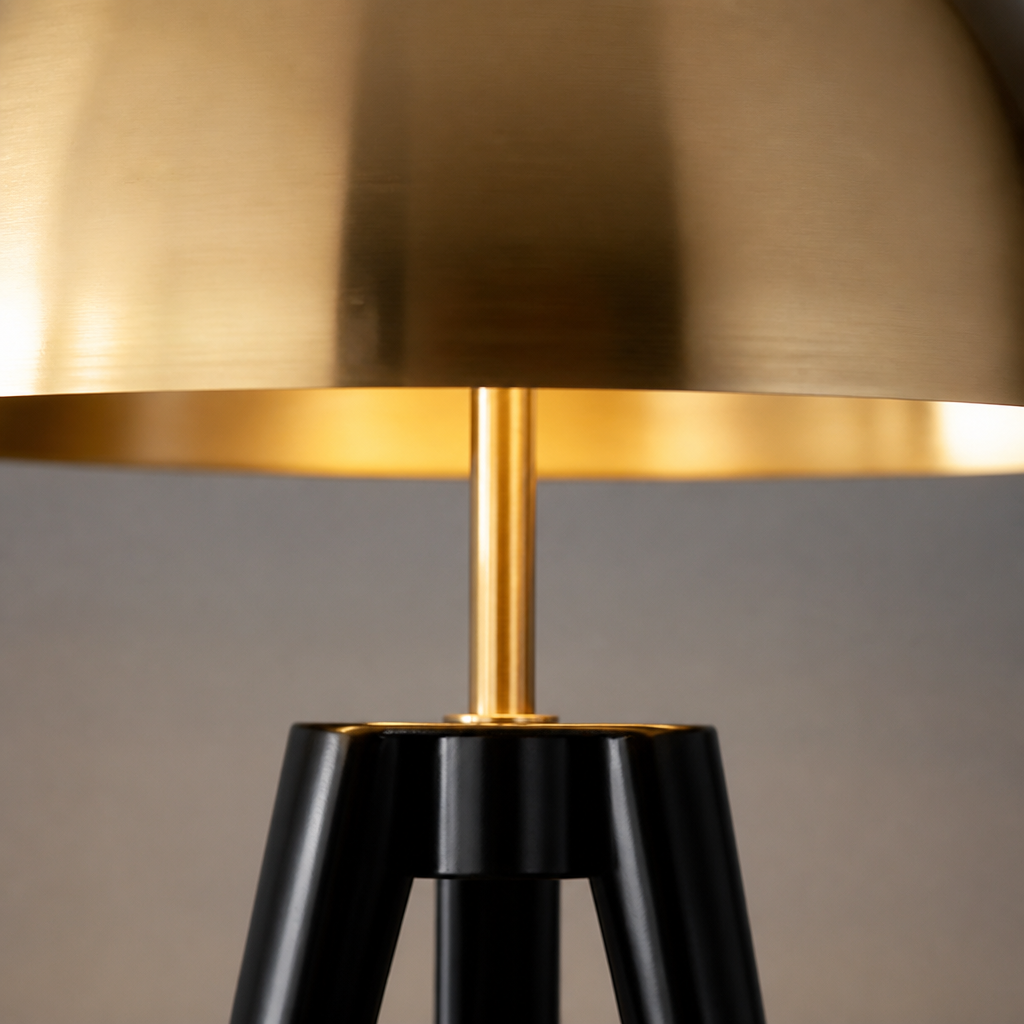 Scandinavian Tripod Mushroom Floor Lamp