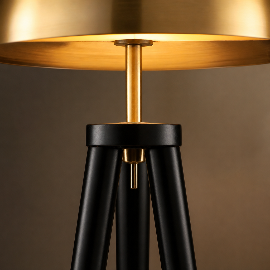 Scandinavian Tripod Mushroom Floor Lamp