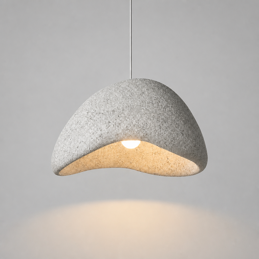 Scandinavian White Adjustable Pendant Light