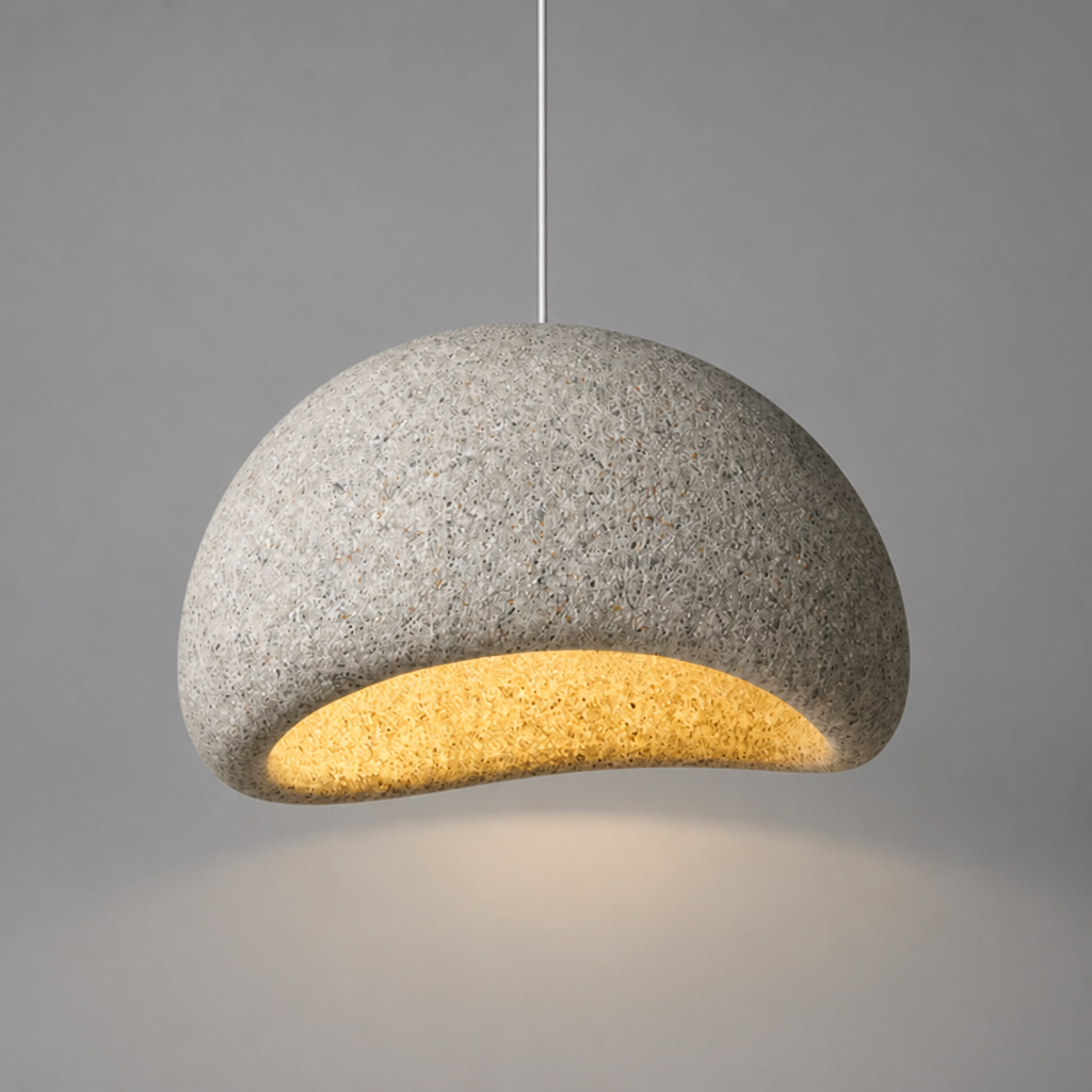 Scandinavian White Adjustable Pendant Light