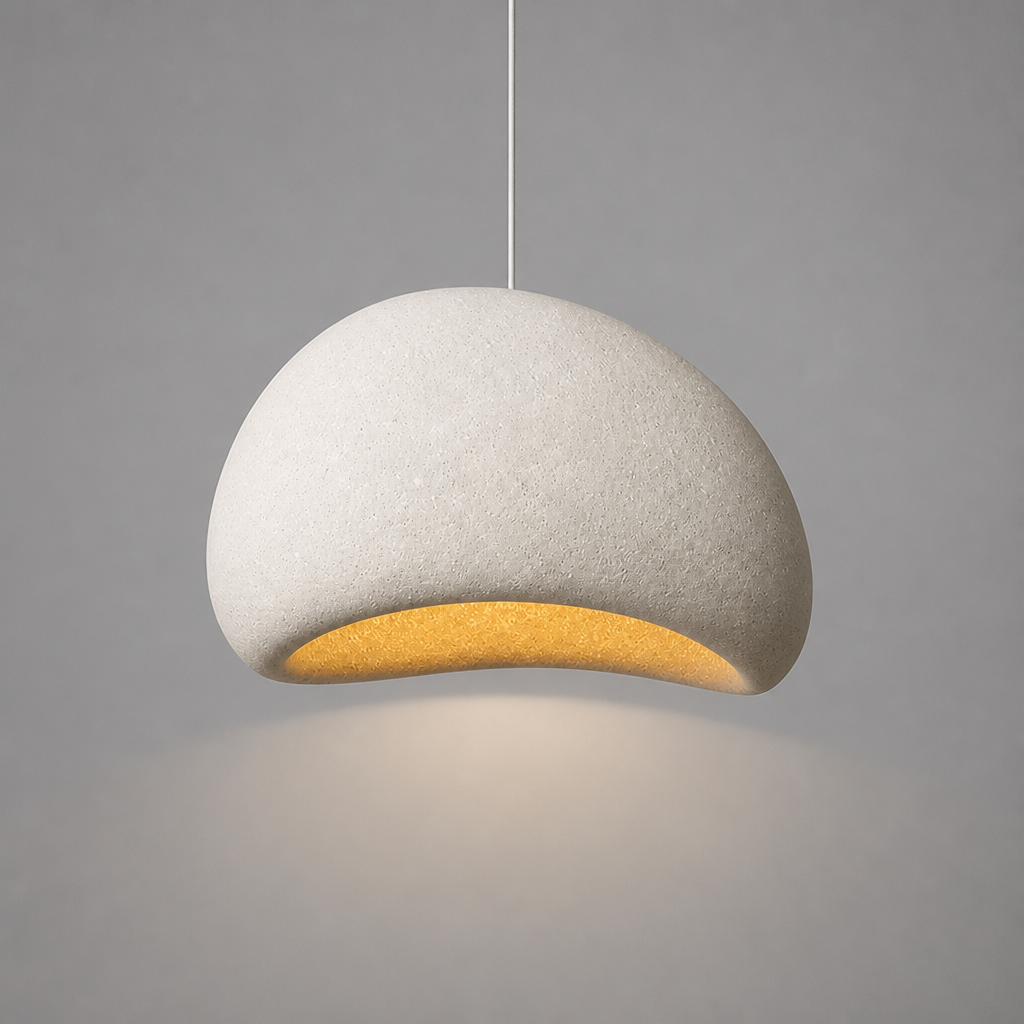 Scandinavian White Adjustable Pendant Light